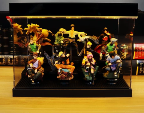 火影忍者手办模型景品汽车摆件玩具展示盒动