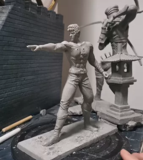 人中北斗  北斗神拳 ——健次郎 纯手工油...