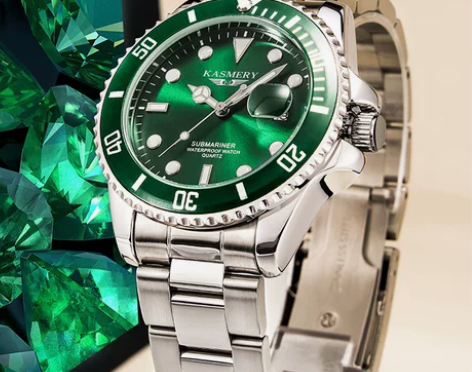 瑞士正品绿水鬼机械男表全自动夜光防水黑水鬼...