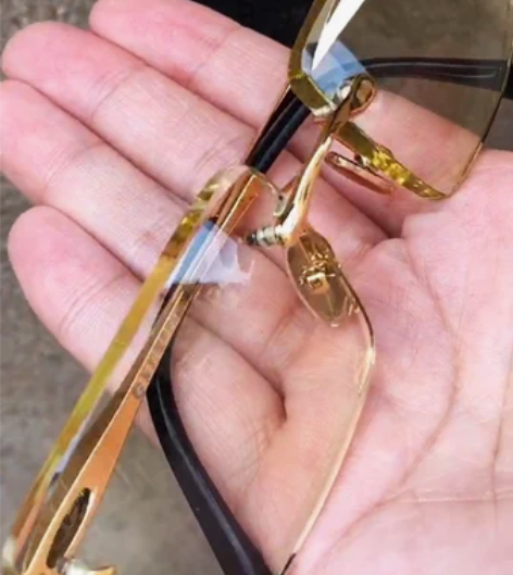 假一赔万收藏品！老姜黄精品天然竹叶青石头眼...