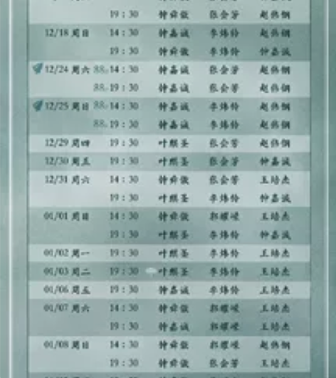 音乐剧阴天 12.16晚 2-7-8 赵伟...