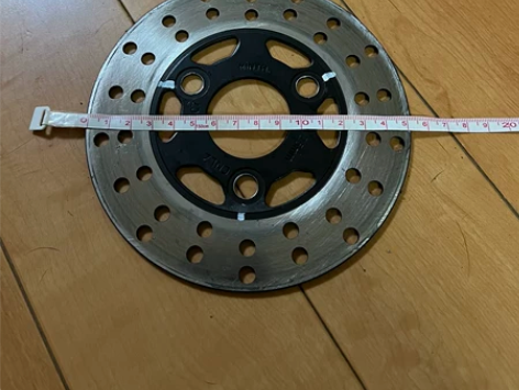 九号电动车 c90原车拆车件【后刹车盘】 ...