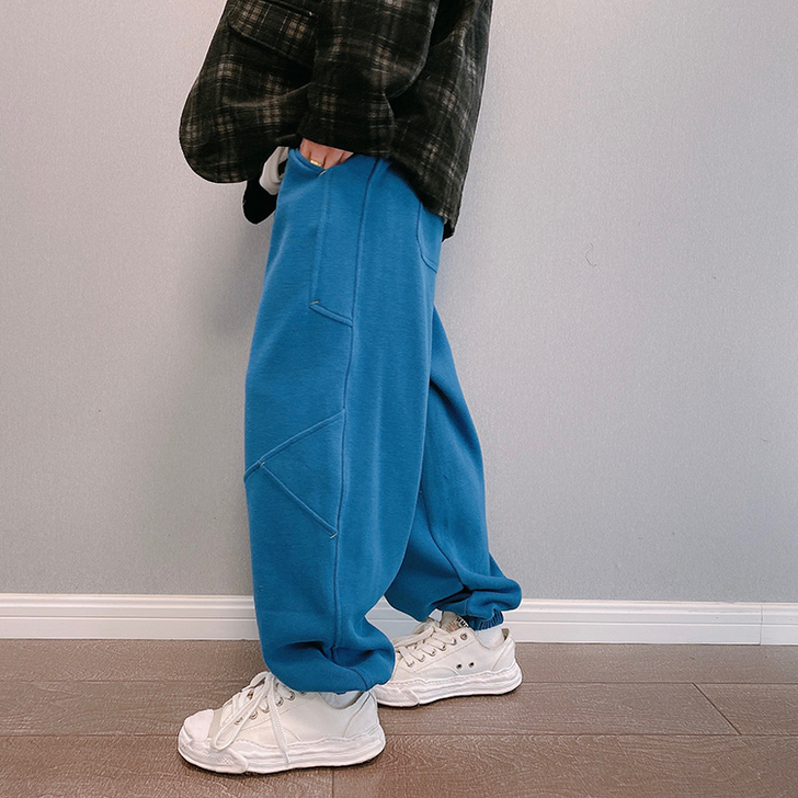 Dannyandzee高街慵懒宽松裤子男款...