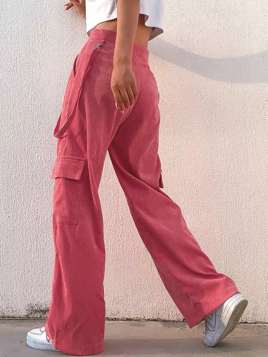 weekeep高街复古欧 直筒老爹裤