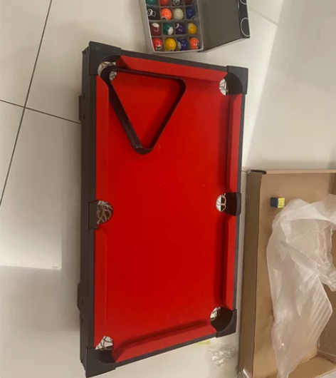小朋友台球桌 拼好玩了一次 打算出 非常n...