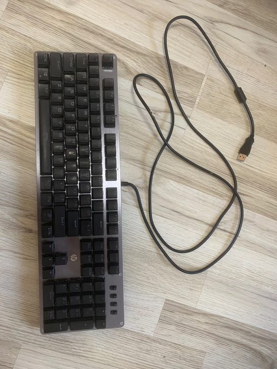 惠普hp gk100机械键盘，功能都正常，...