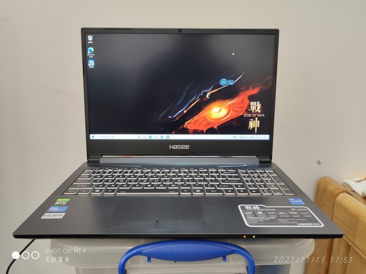 神舟战神z7 3050 11代i7 电竞屏...