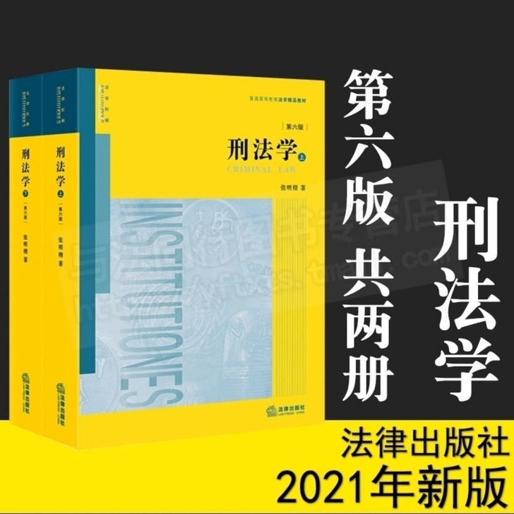现货速发2021年 刑法学第六版上下册 张...