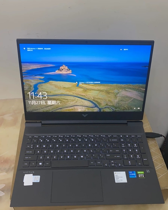 i5十一代3050ti惠普光影精灵7吃鸡游...