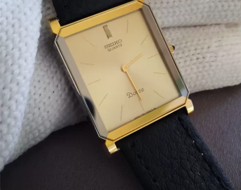 精工dolce朵儿小方块手表石英表 尺寸2...