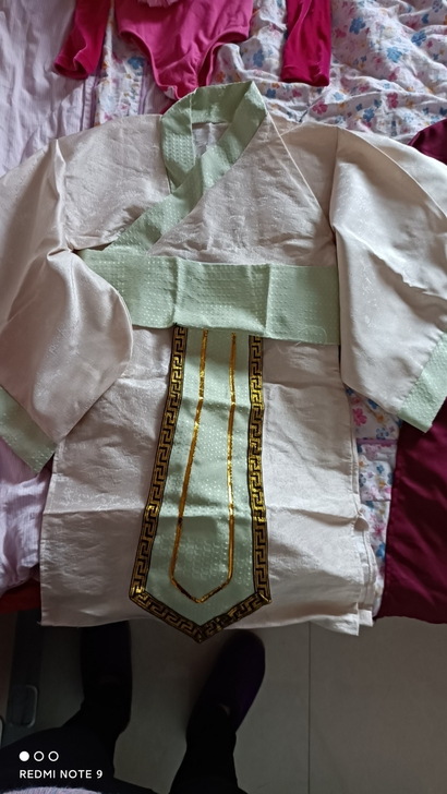 儿童表演服装大臣服送顶带,适合身高120-...