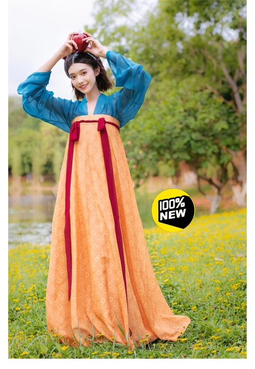 云出岫  唐制十破齐胸裙唐背子汉服女装春夏