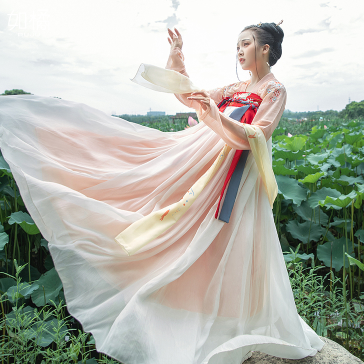 2021新款汉服女中国风古装超仙飘逸古风唐...