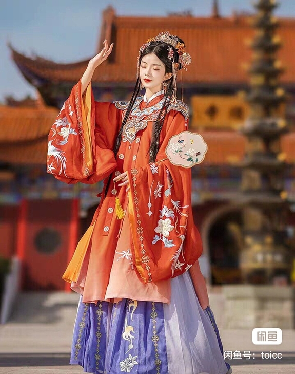 【流烟昔泠 荧惑之霜:半塘秋】原创立领明制...