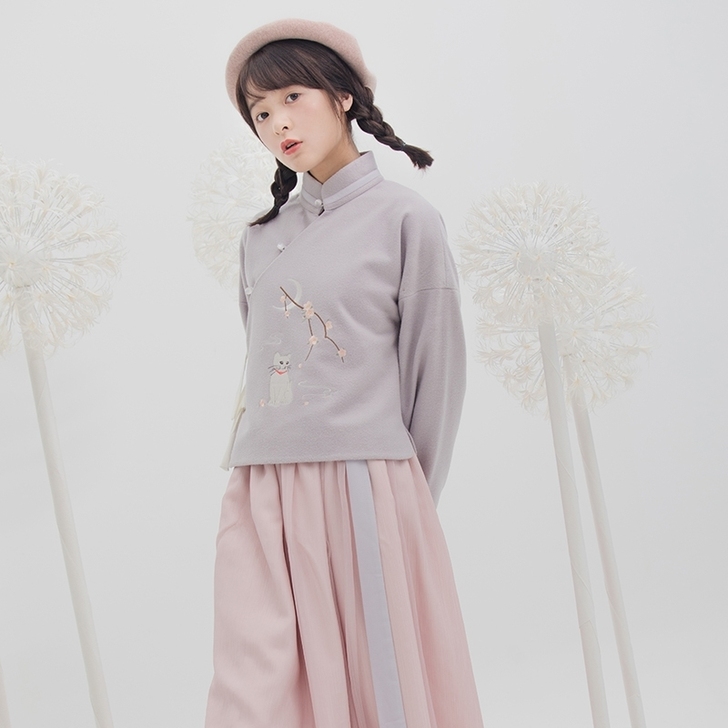 徐娇织羽集【携月】秋冬新款 日常改良汉服元...