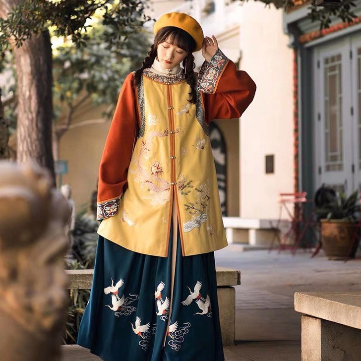 【全新秋冬汉服首次出租】出租织羽集汉服秋冬...