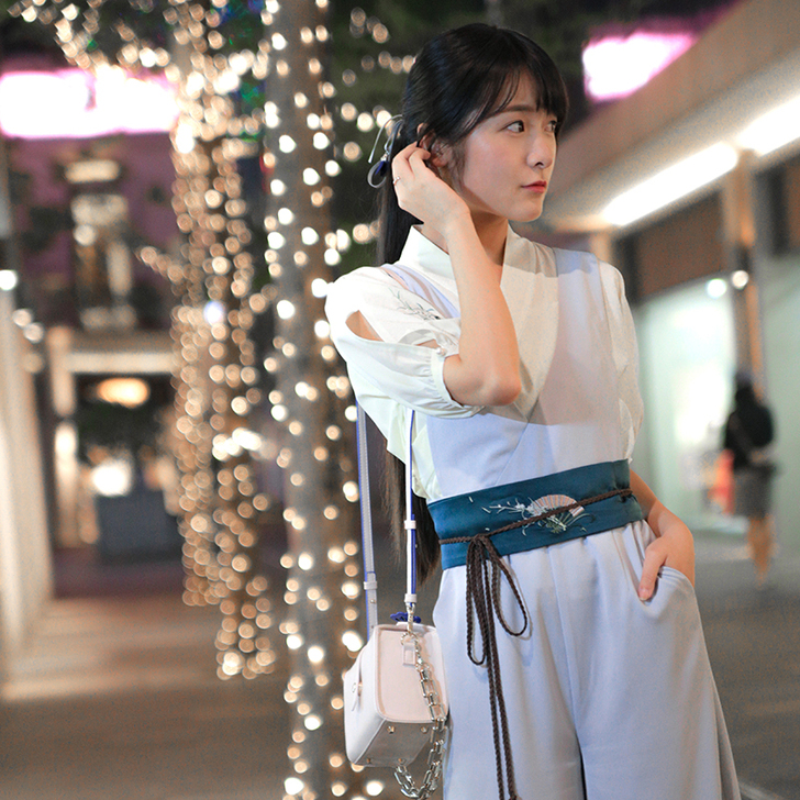 徐娇织羽集日常汉元素服春夏季新款女装复古刺...