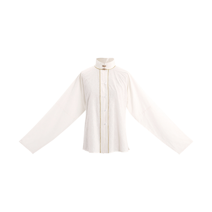 徐娇【织羽集】【中衣】基础竖领对襟上衣 汉...