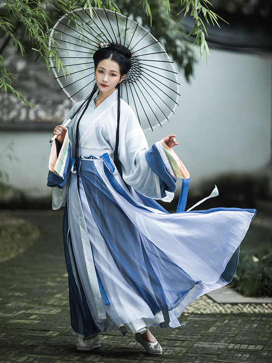 柒邑 汉服穿了两次，就不穿了细节可以看淘宝...