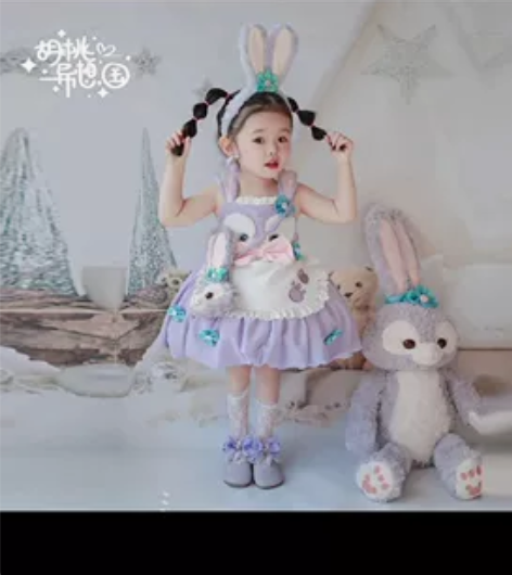 【存图计价】胡桃家 星黛露花苞裙 90cm...