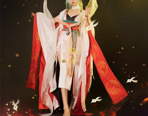 火花动漫阴阳师紧那罗cos服新式神和服游戏...