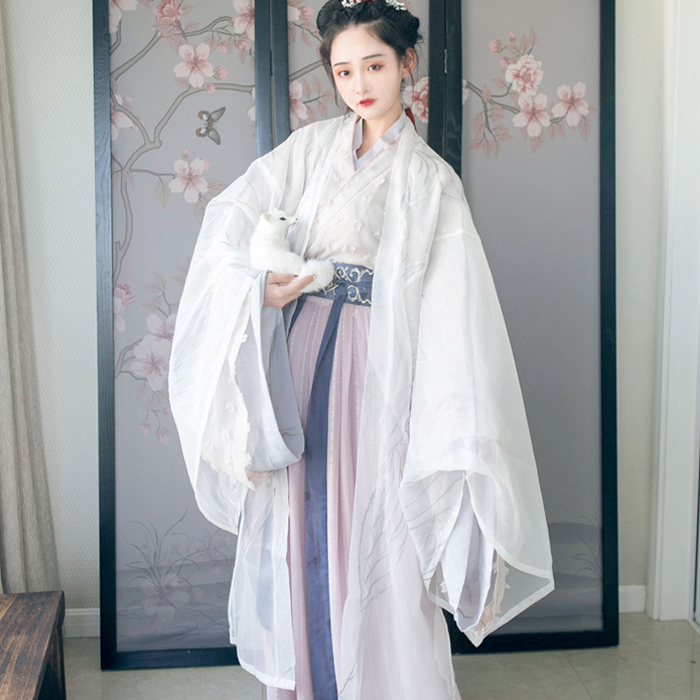 司南阁白芷魏晋风汉服学生古装仙女广袖中国风...