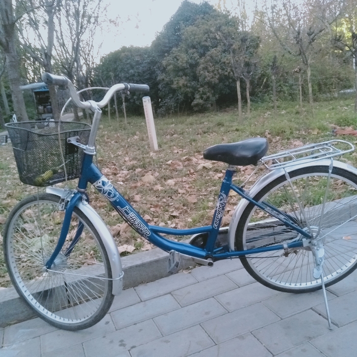 24型普通自行车一个，上海永久名牌质量不错...