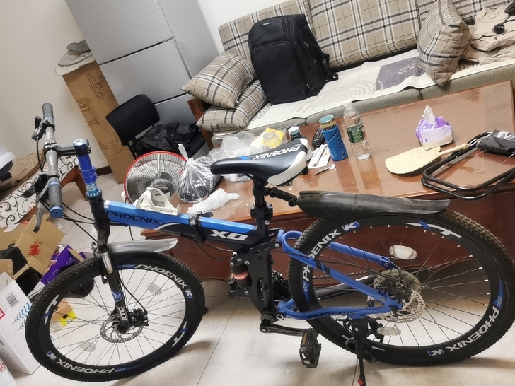 凤凰牌成人运动自行车，八成新。因搬家在地铁...