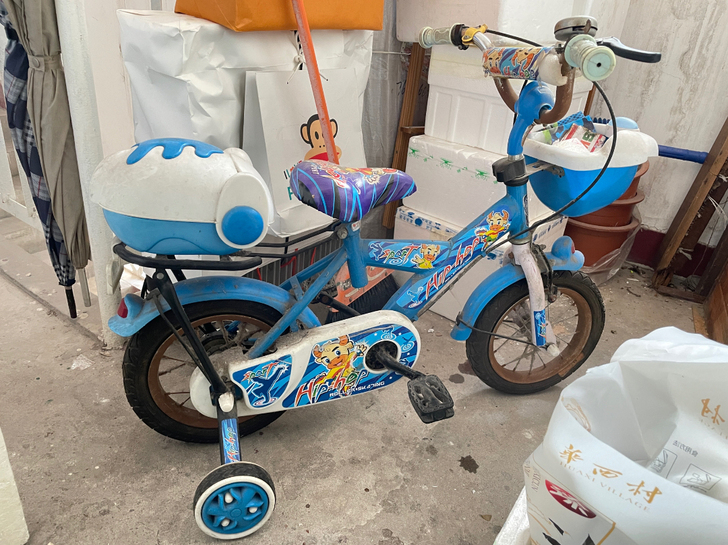 儿童自行车，吉买盛298元买的，适合3-6...