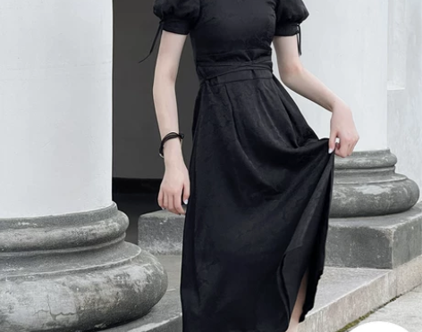 银河月刊 丨 恰似风的温柔 原创款港风开叉...