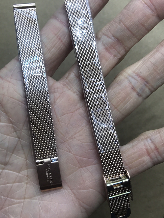 全新 网纹表带 10mm