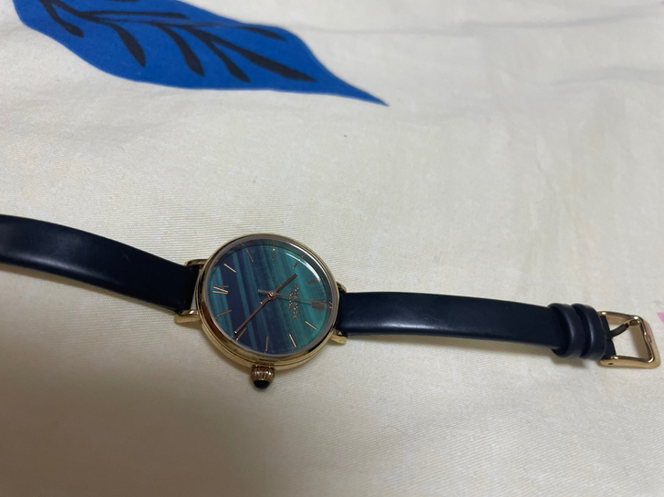 正品lola rose 孔雀绿手表 八成新...