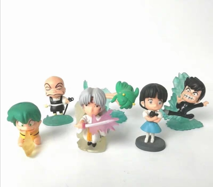 犬夜叉杀生丸盒蛋，手办乱马1/2福星小子，...