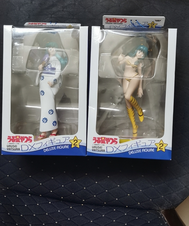 福星小子拉姆手办一对打包不拆卖,全新未拆封...