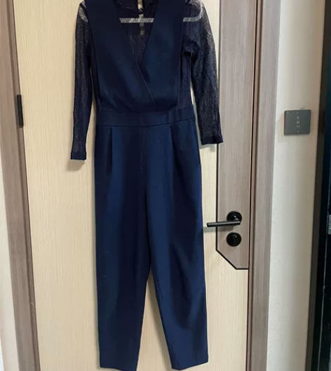 傲丝度蕾丝连体裤深蓝气质款 前几年购入傲丝...