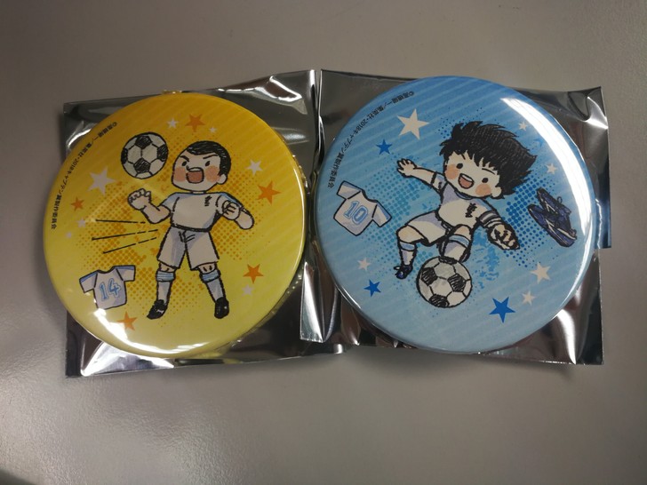 足球小将 日版徽章 全新