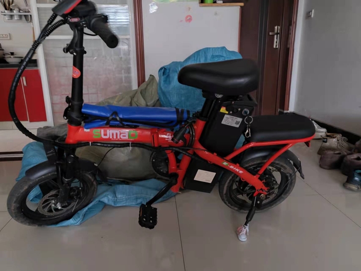 折叠电动自行车续航500公里   48V锂...