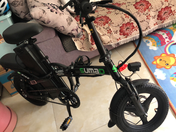 名顶 电动折叠自行车