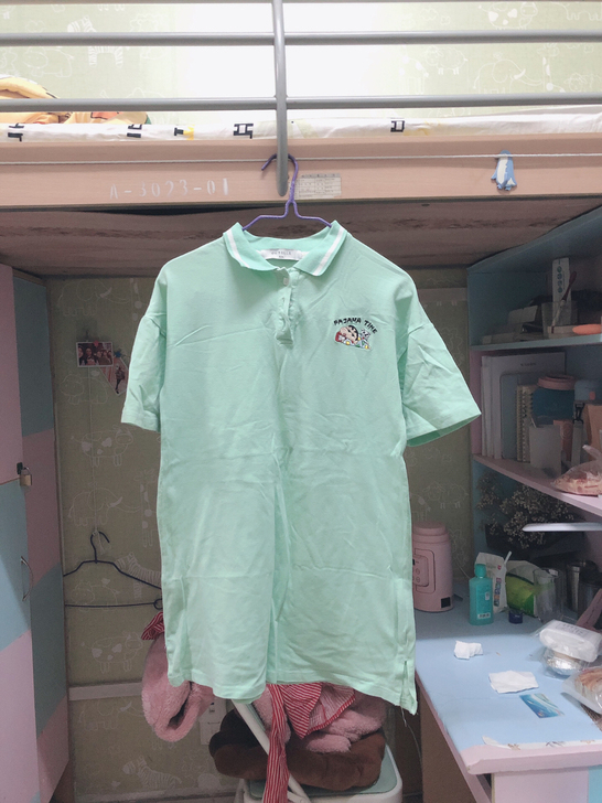 薄荷绿大t恤 淘宝100购入 美美的夏夏 ...