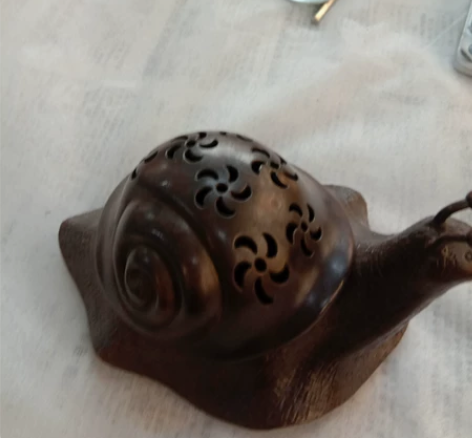 纯铜蜗牛香薰炉家用室内送礼必备 感兴趣的话...