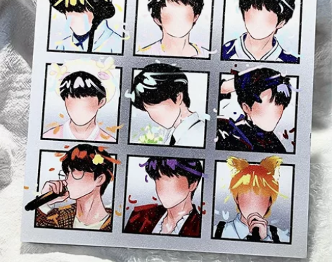 时代少年团刘耀文绝美满天星无框画！超级绝 ...