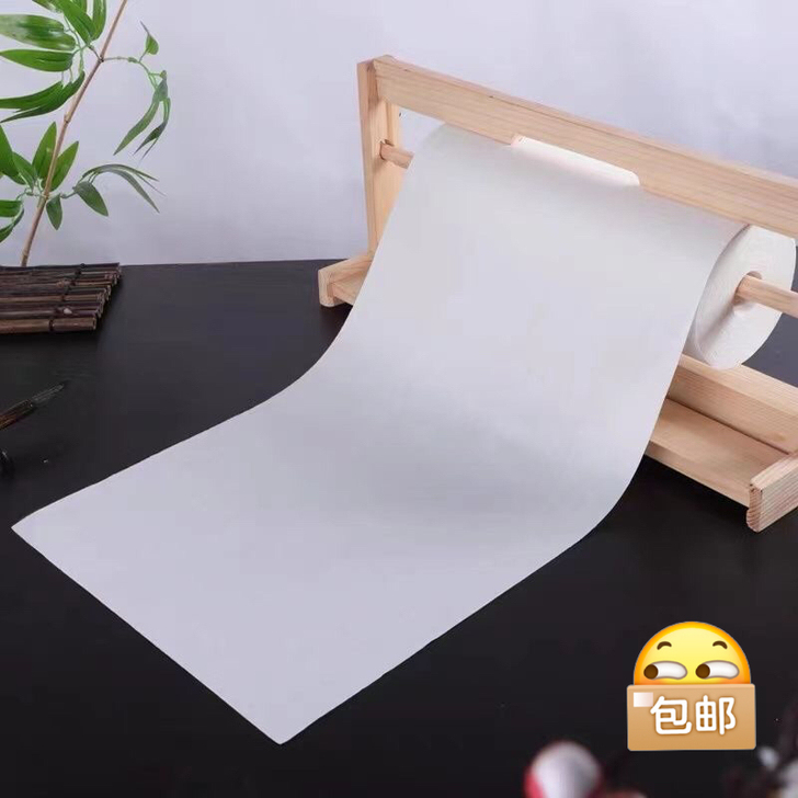 (100米一卷包邮)练书法买的一箱子宣纸,...