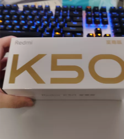 红米k50至尊版黑12+512全新未拆封,...