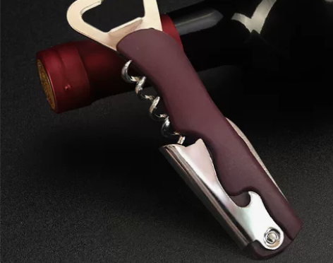 多功能红酒开瓶器 三色可选：蓝色，黑色，酒...