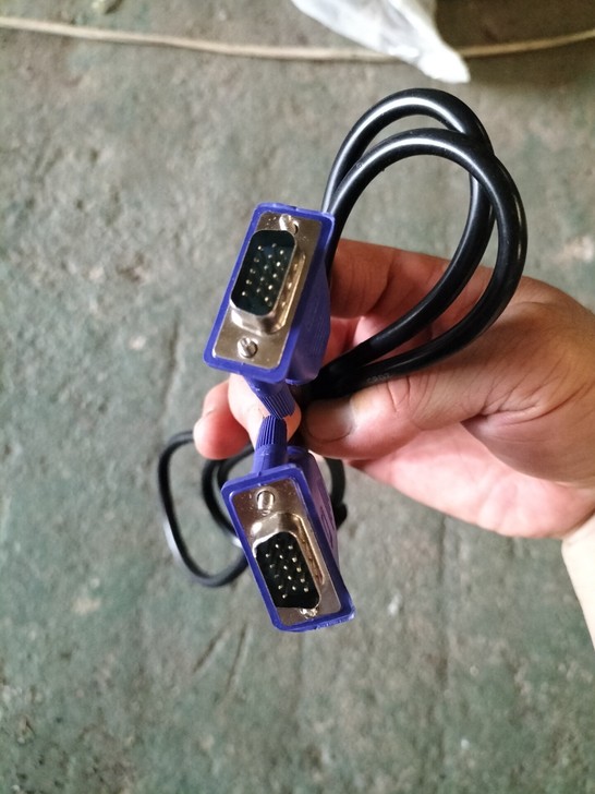 高清VGA线电脑显示器连接线电脑主机显卡数...