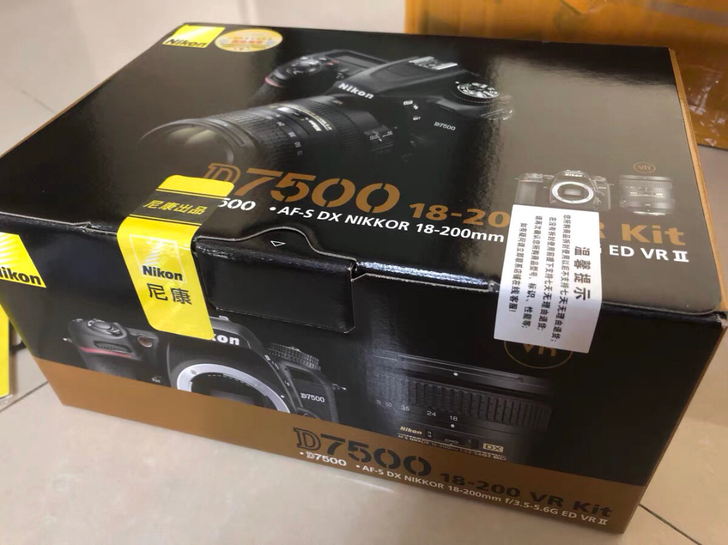 尼康D7500 单反相机 专业级 入门 高...