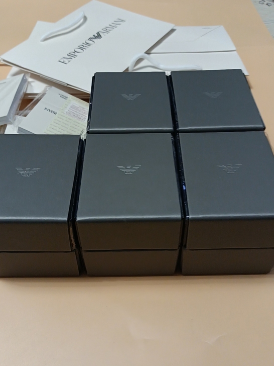 9成新手表盒收纳盒满天星表盒阿玛收纳盒表盒...