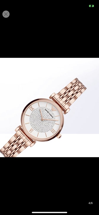 阿玛尼满天星手表，官网买的。现出二手价格可谈