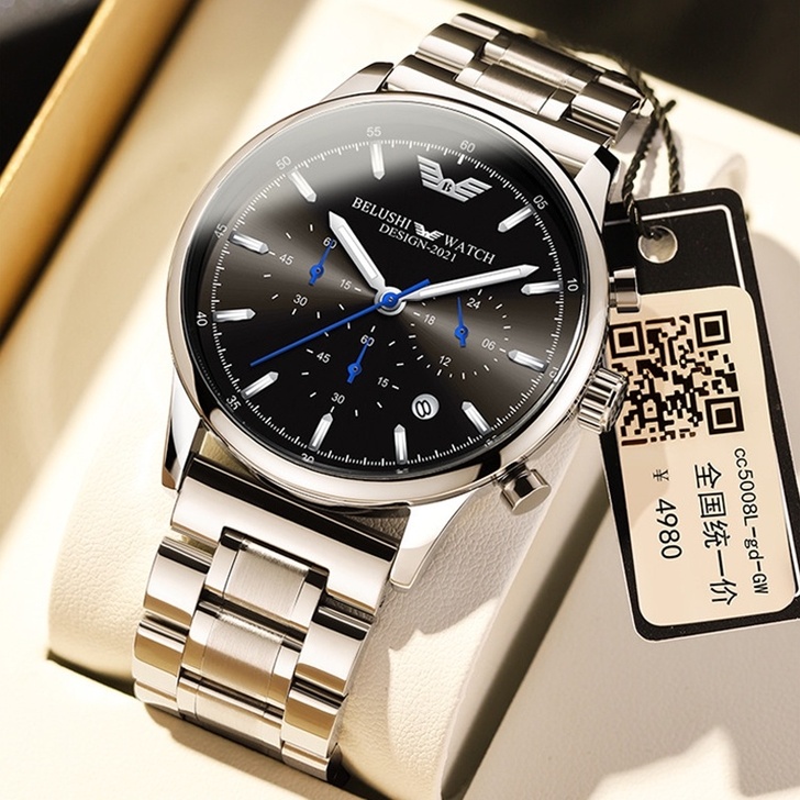 瑞士阿玛尼手表男士商务石英表十大品牌正品潮...