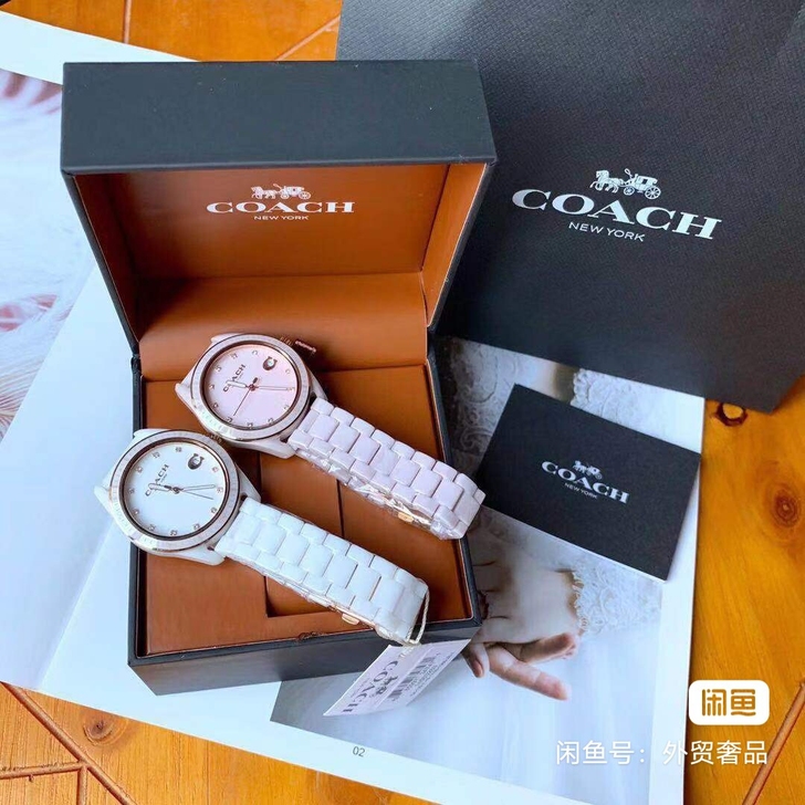 coach蔻驰PRESTON系列 莹润舒适...